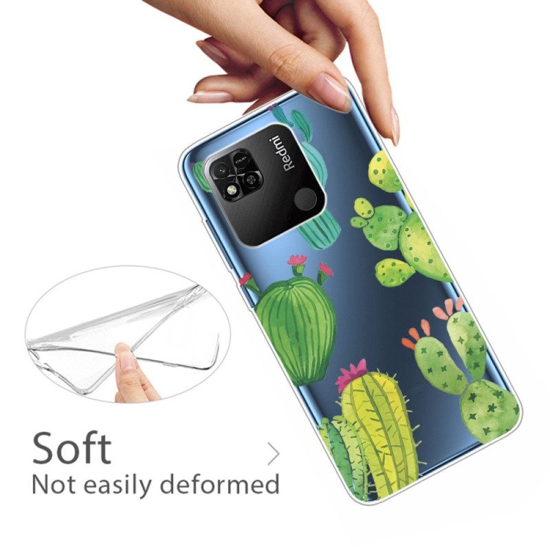 Cover Xiaomi Redmi 10A Cactus Senza Soluzione Di Continuità