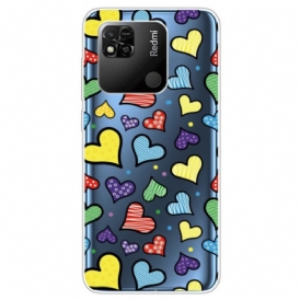 Cover Xiaomi Redmi 10A Cuori Senza Soluzione Di Continuità