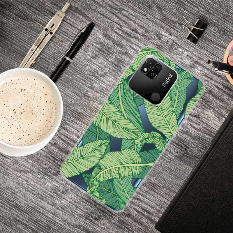 Cover Xiaomi Redmi 10A Foglie