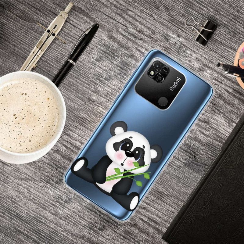 Cover Xiaomi Redmi 10A Panda Carino Senza Soluzione Di Continuità