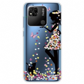 Cover Xiaomi Redmi 10A Ragazza Trasparente