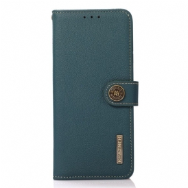 Custodia in pelle Xiaomi Redmi 10A Cinghia Rfid Khazneh