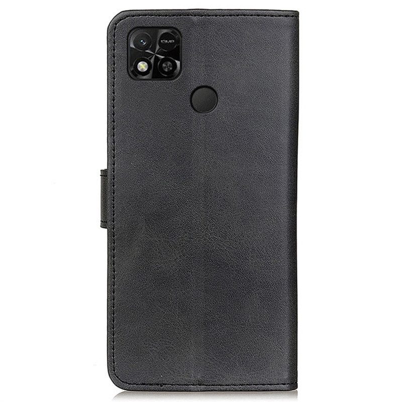 Custodia in pelle Xiaomi Redmi 10A Ecopelle Opaca