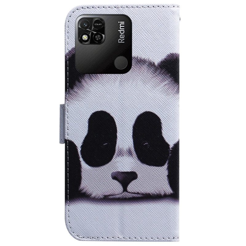 Custodia in pelle Xiaomi Redmi 10A Panda