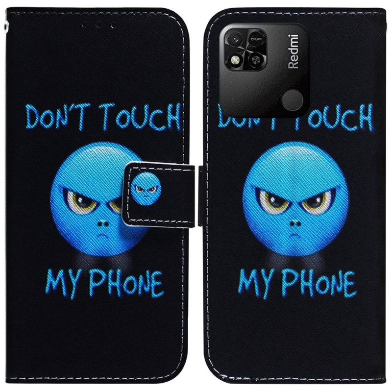 Custodia in pelle Xiaomi Redmi 10A Telefono Emoji