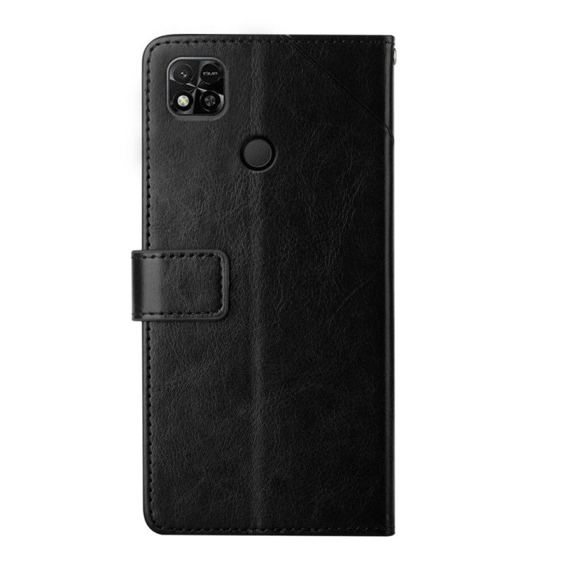 Custodia in pelle Xiaomi Redmi 10A Y Strappy Design