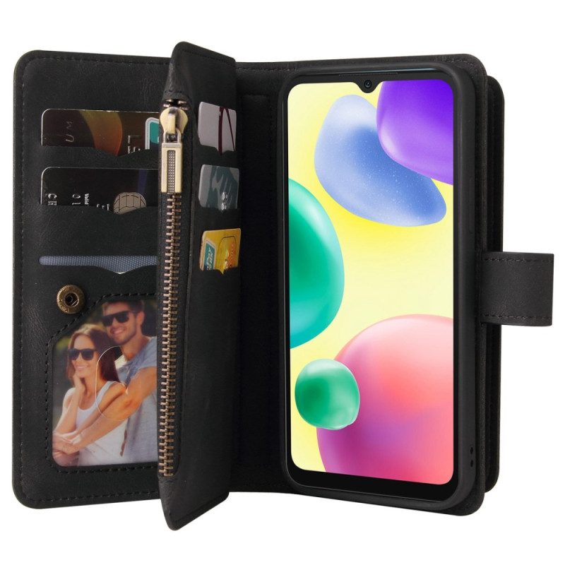 Folio Cover Xiaomi Redmi 10A Portacarte Multifunzione