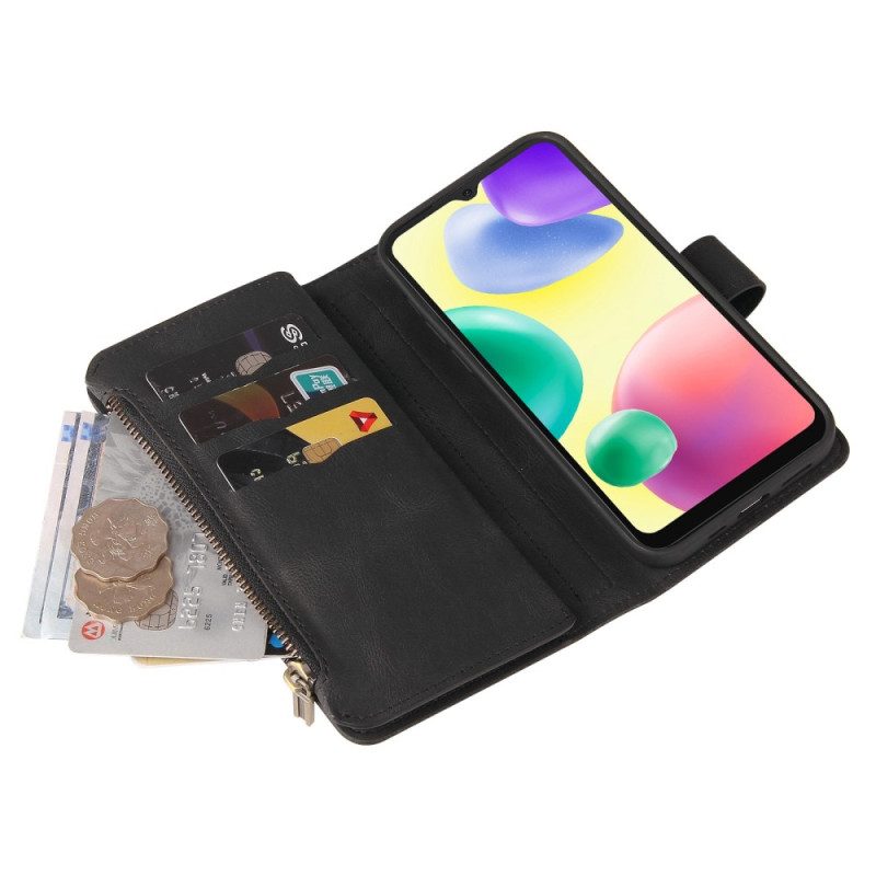 Folio Cover Xiaomi Redmi 10A Portacarte Multifunzione