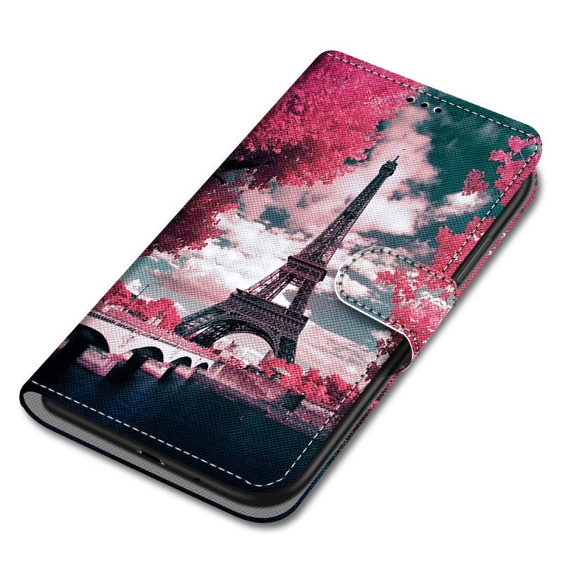 Folio Cover Xiaomi Redmi 10A Torre Eiffel In Estate