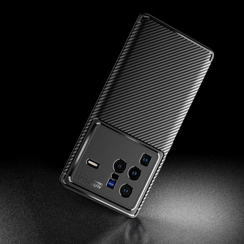 Cover Vivo X80 Pro Tubo In Fibra Di Carbonio