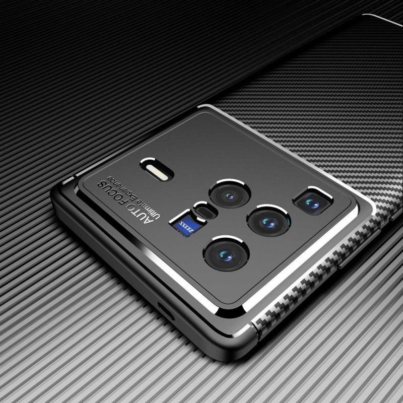 Cover Vivo X80 Pro Tubo In Fibra Di Carbonio