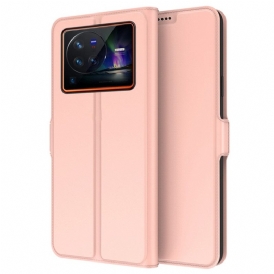 Custodia in pelle Vivo X80 Pro Chiusura Magnetica
