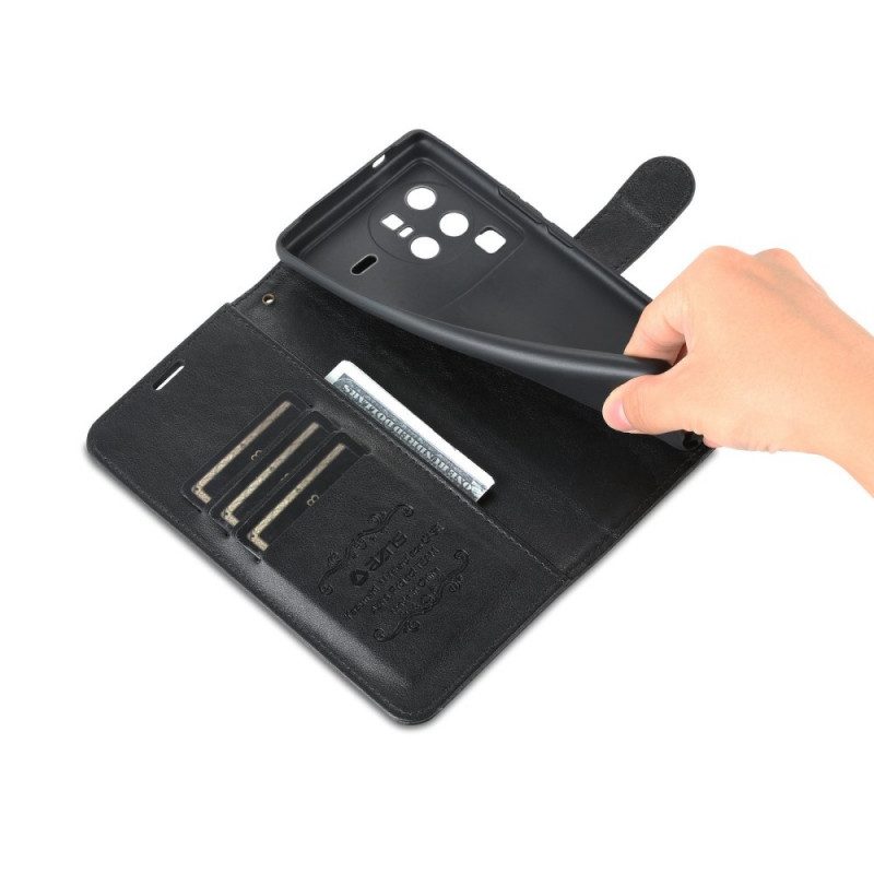 Custodia in pelle Vivo X80 Pro Ecopelle Azns