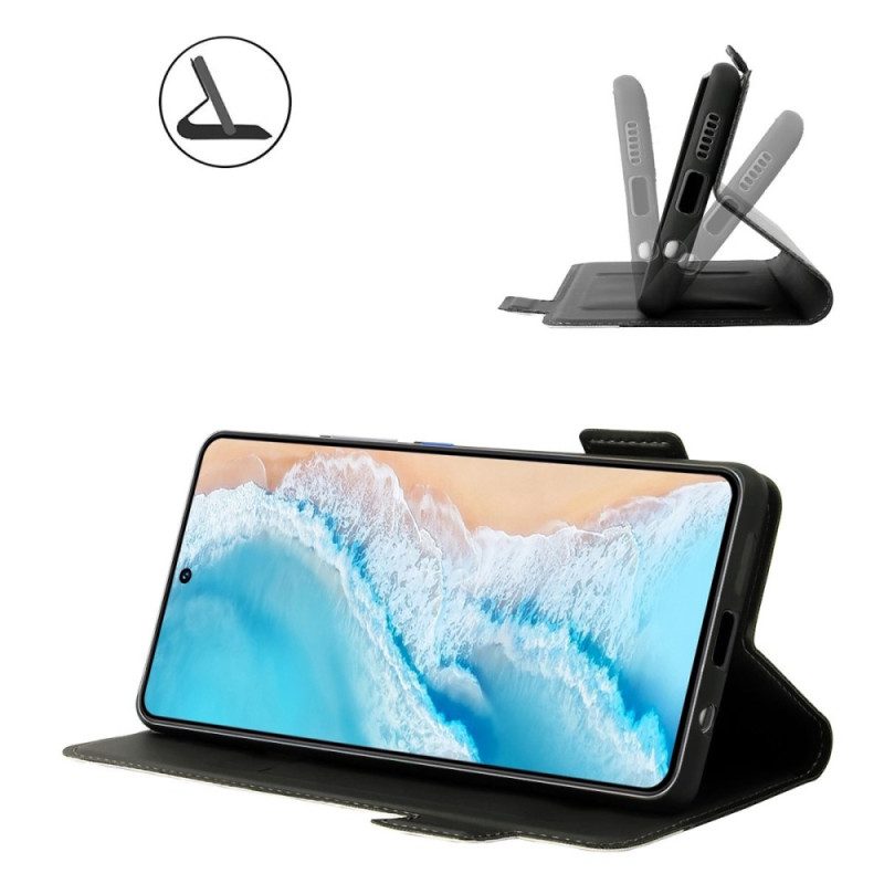 Folio Cover Vivo X80 Pro Bicolore Con Cinturino