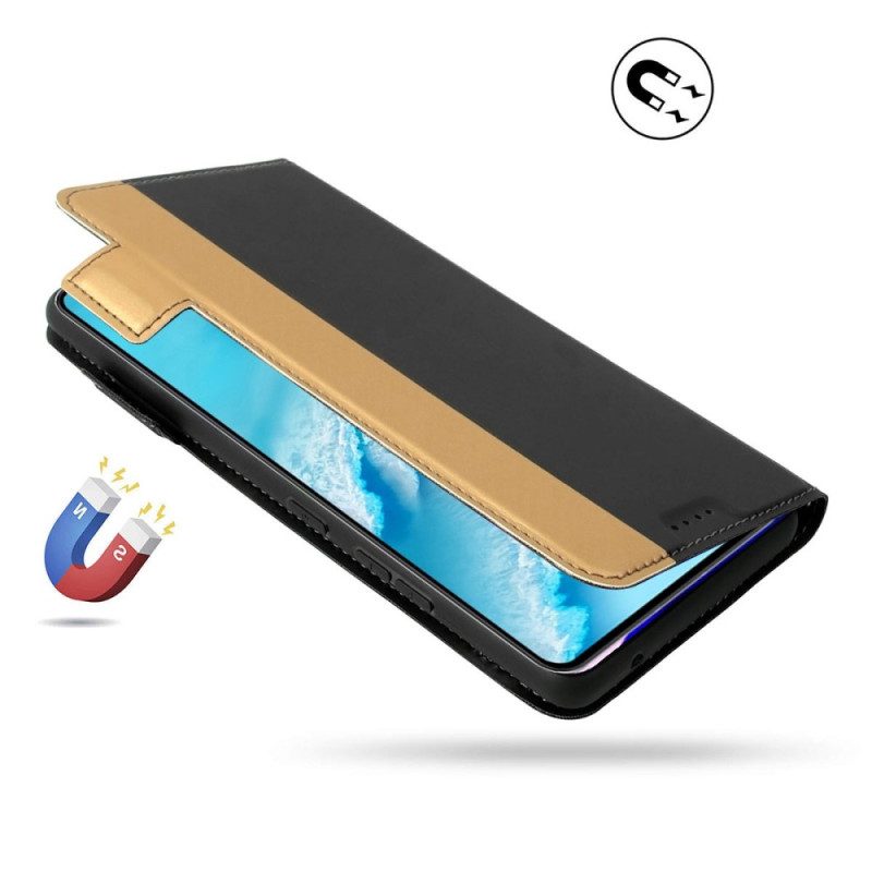 Folio Cover Vivo X80 Pro Bicolore Con Cinturino