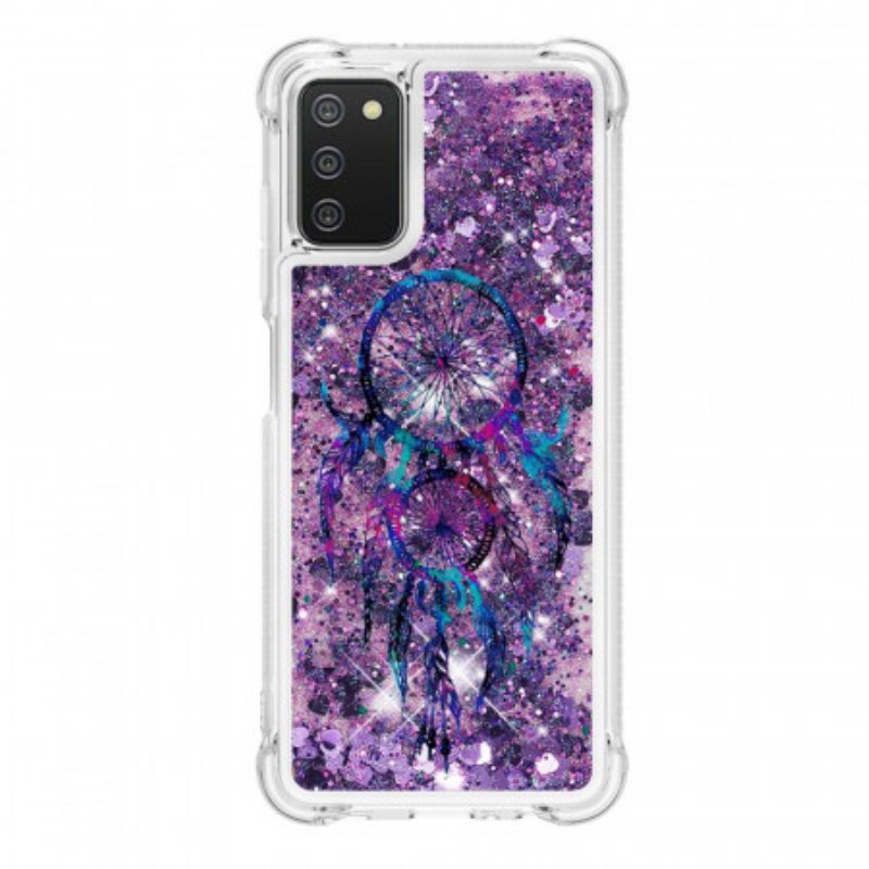 Cover Samsung Galaxy A03s Acchiappasogni Glitterato