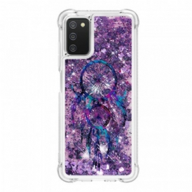 Cover Samsung Galaxy A03s Acchiappasogni Glitterato