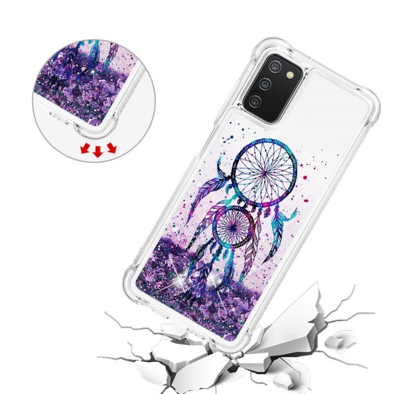 Cover Samsung Galaxy A03s Acchiappasogni Glitterato