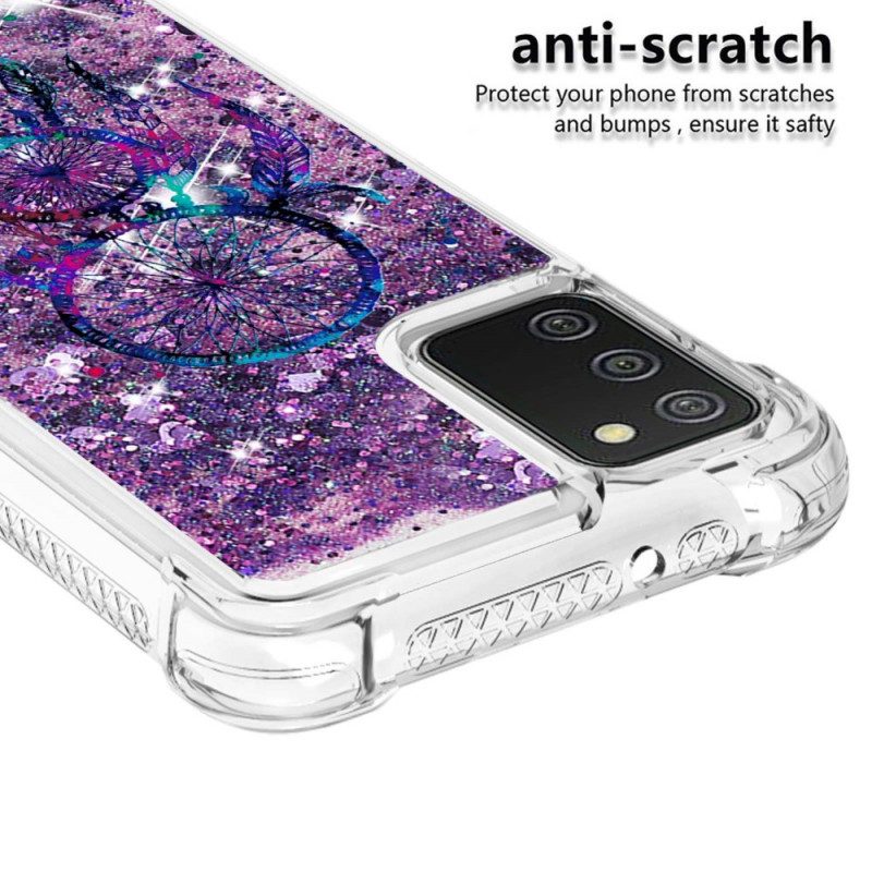 Cover Samsung Galaxy A03s Acchiappasogni Glitterato