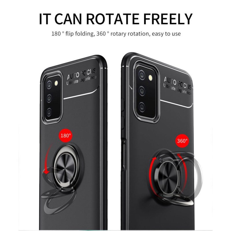 Cover Samsung Galaxy A03s Anello Rotante