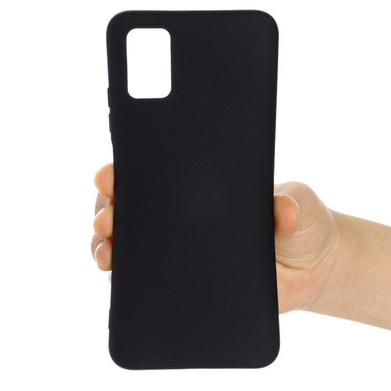 Cover Samsung Galaxy A03s Silicone Liquido Con Cordino