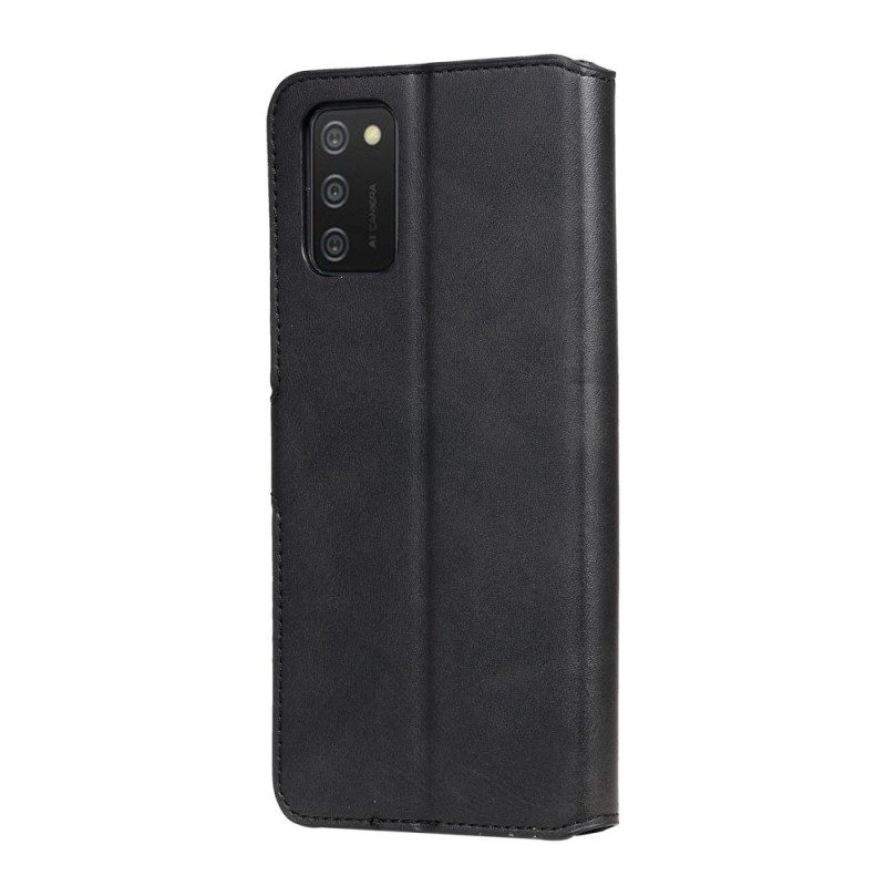 Custodia in pelle Samsung Galaxy A03s Ecopelle Retrò