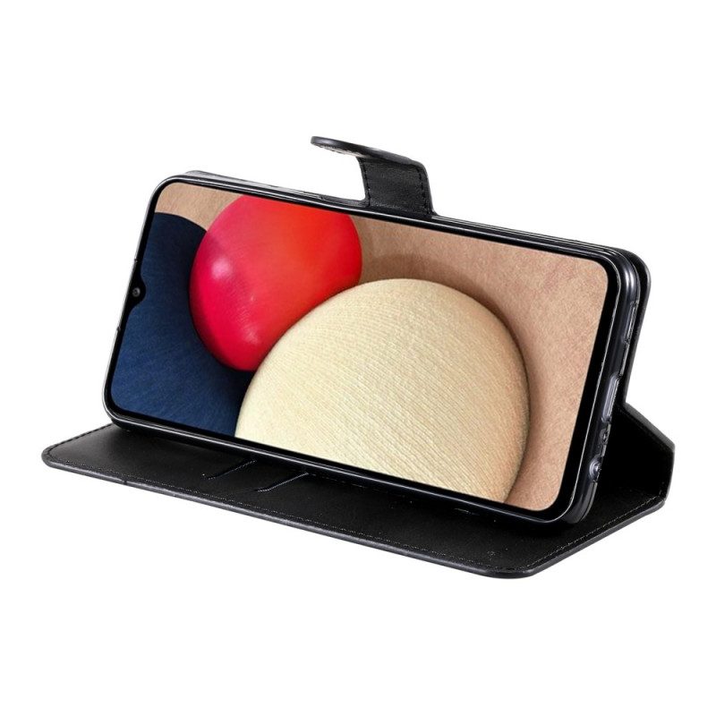 Custodia in pelle Samsung Galaxy A03s Ecopelle Retrò
