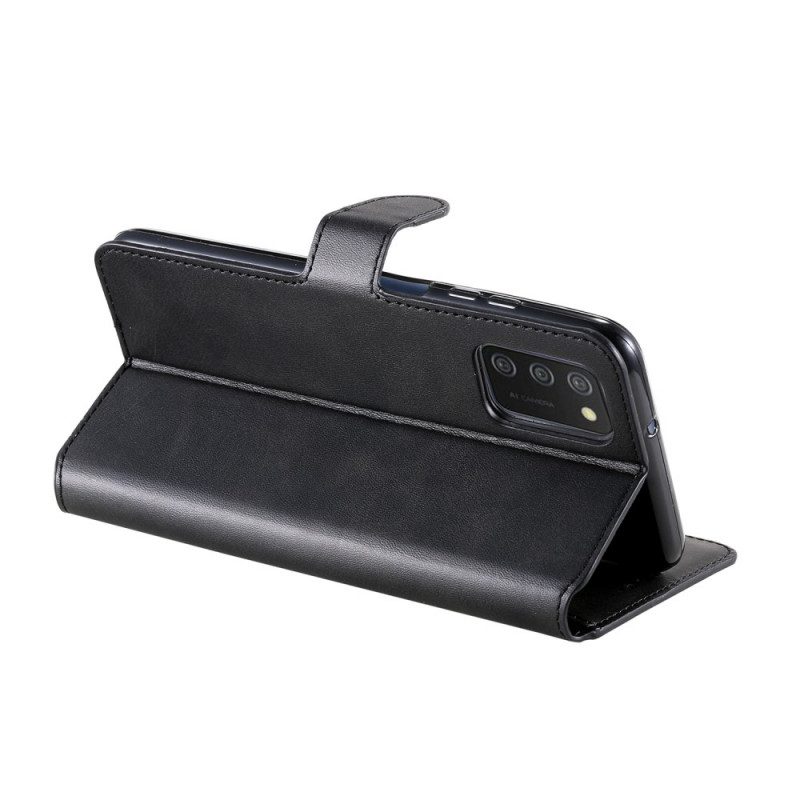 Custodia in pelle Samsung Galaxy A03s Ecopelle Retrò