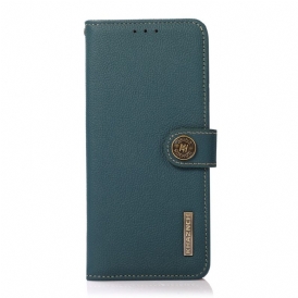 Custodia in pelle Samsung Galaxy A03s Similpelle Khazneh Rfid
