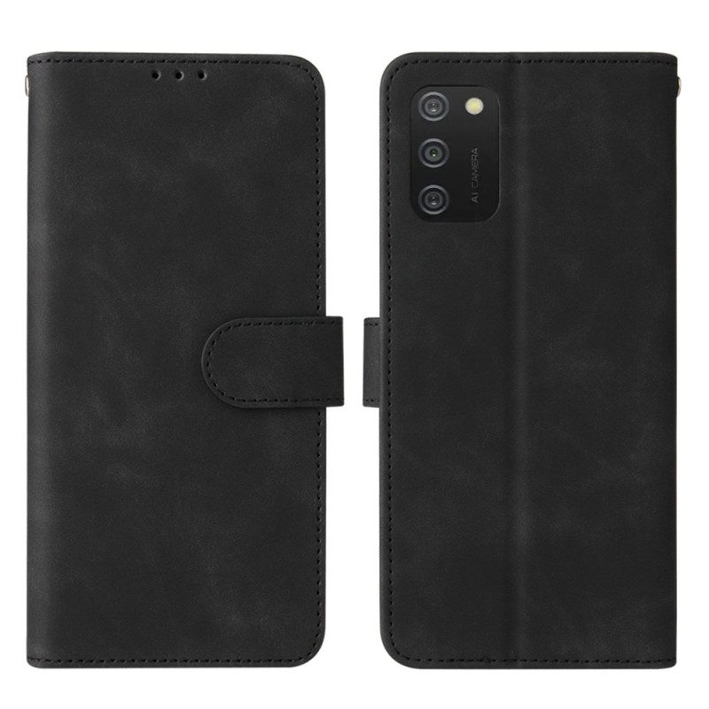 Custodia in pelle Samsung Galaxy A03s Tocco Di Pelle