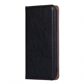 Folio Cover Samsung Galaxy A03s Custodia in pelle Tinta Unita