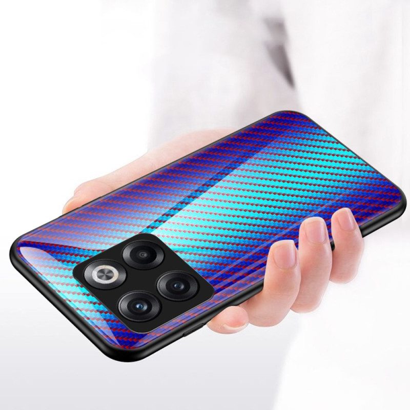 Cover OnePlus 10T 5G Vetro Temperato In Fibra Di Carbonio