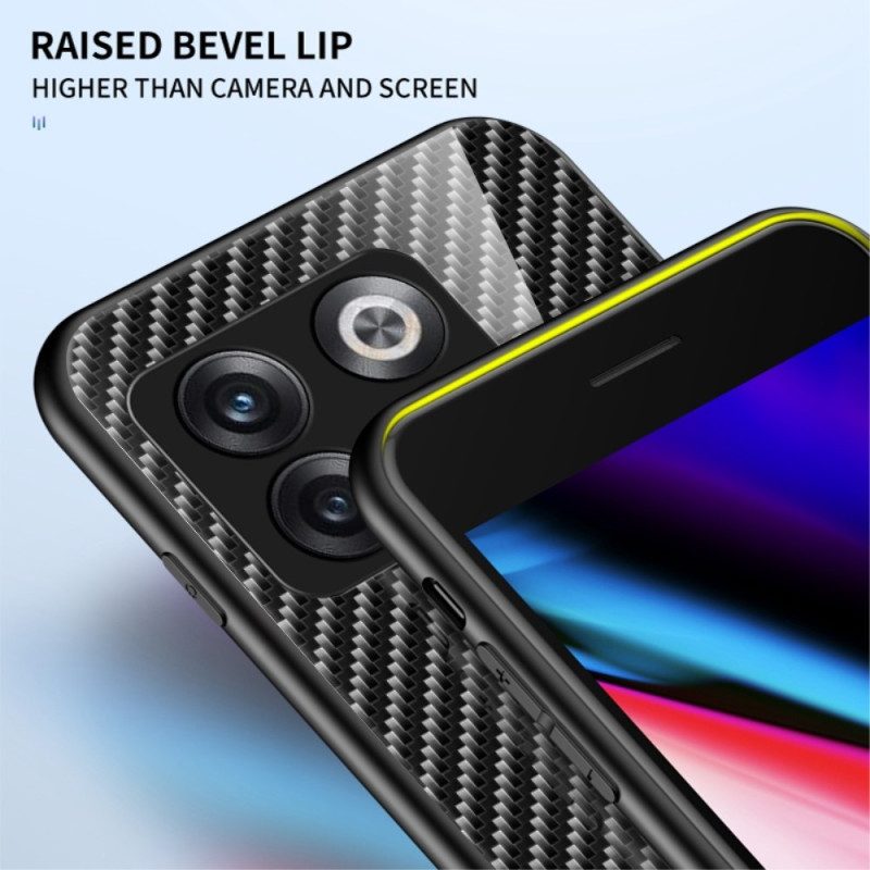 Cover OnePlus 10T 5G Vetro Temperato In Fibra Di Carbonio