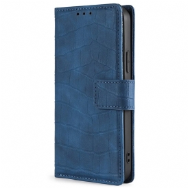 Custodia in pelle OnePlus 10T 5G Coccodrillo
