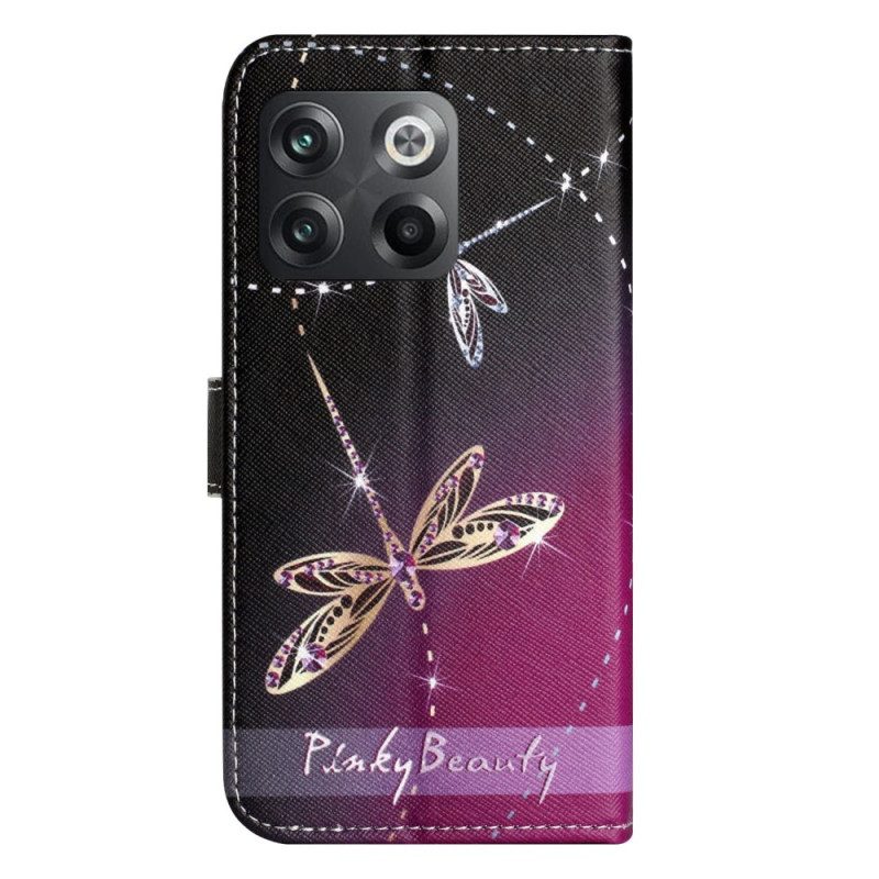 Custodia in pelle OnePlus 10T 5G Libellule Strappy