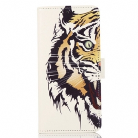 Custodia in pelle OnePlus 10T 5G Tigre Feroce