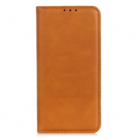 Folio Cover OnePlus 10T 5G Custodia in pelle Cuoio Spaccato