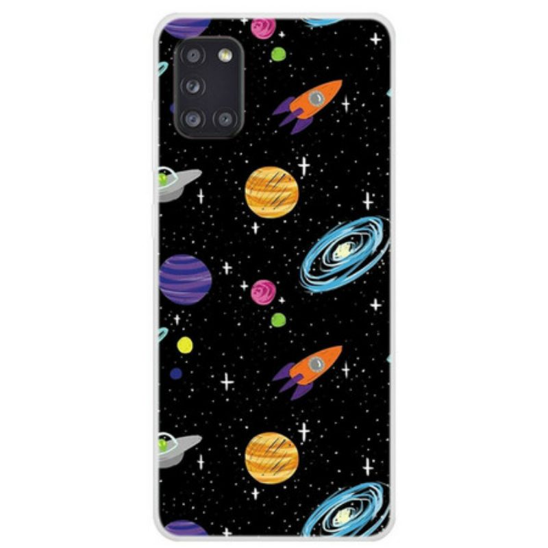 Cover Samsung Galaxy A31 Pianeta Galassia