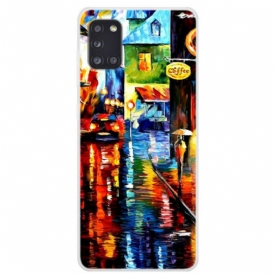 Cover Samsung Galaxy A31 Pittura Del Caffè