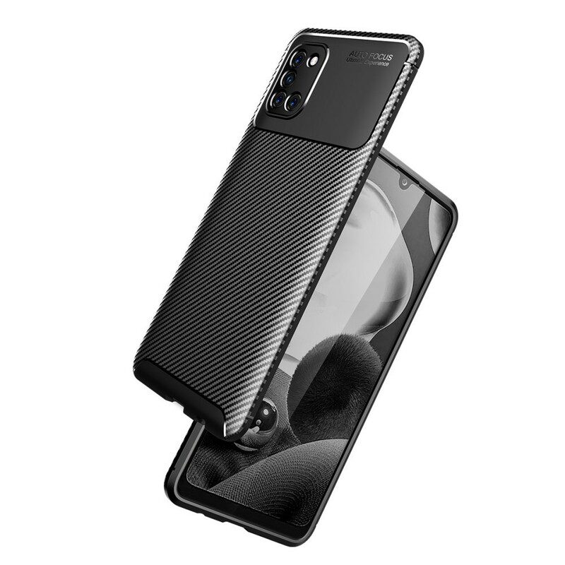 Cover Samsung Galaxy A31 Struttura Flessibile In Fibra Di Carbonio