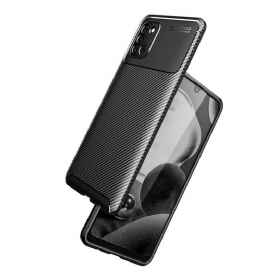 Cover Samsung Galaxy A31 Struttura Flessibile In Fibra Di Carbonio