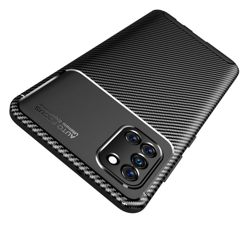 Cover Samsung Galaxy A31 Struttura Flessibile In Fibra Di Carbonio