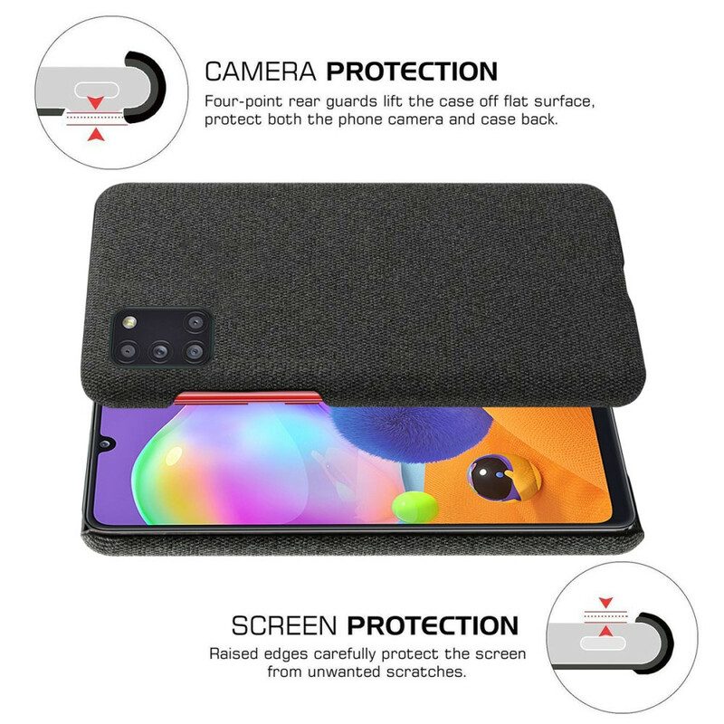 Cover Samsung Galaxy A31 Trama Tessuto Ksq