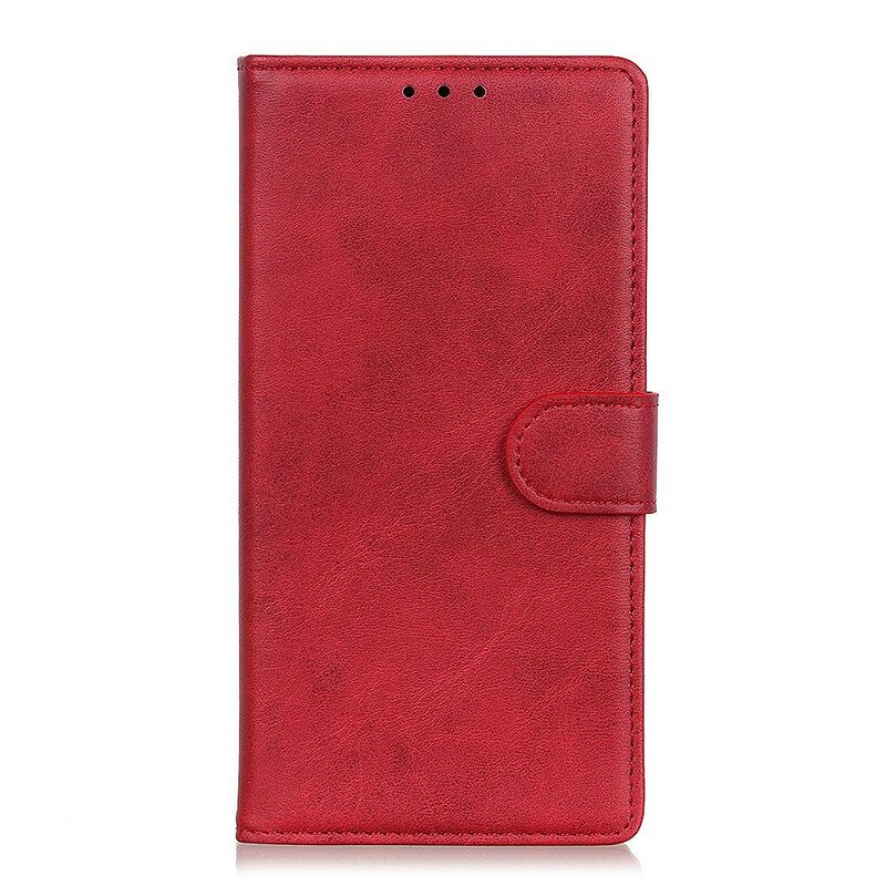 Custodia in pelle Samsung Galaxy A31 Retro Effetto Pelle Opaca