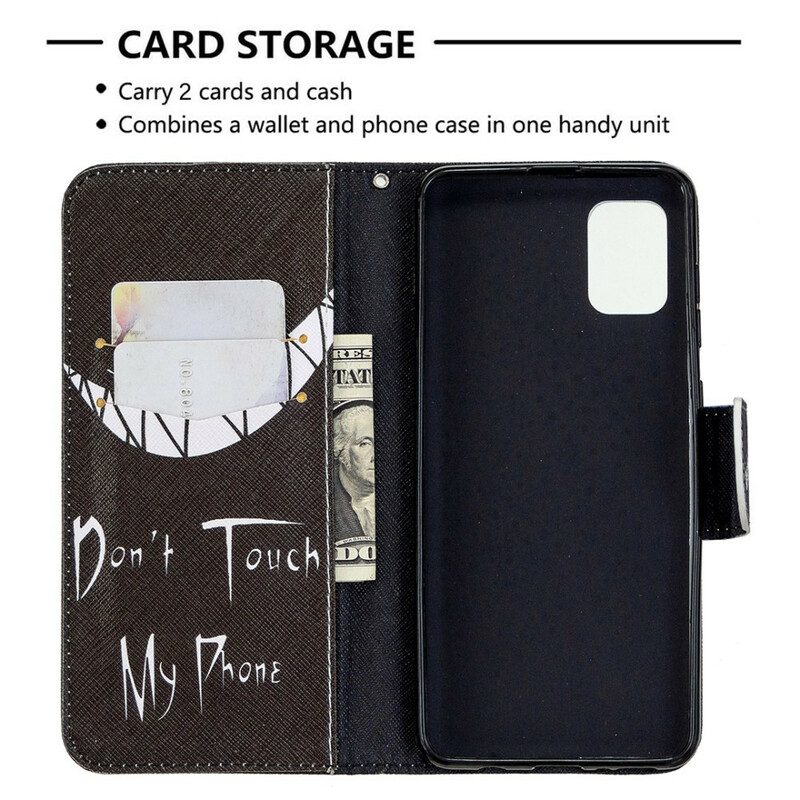 Custodia in pelle Samsung Galaxy A31 Telefono Del Diavolo