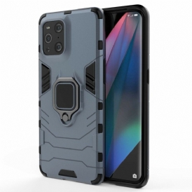 Cover Oppo Find X3 Pro Anello Resistente