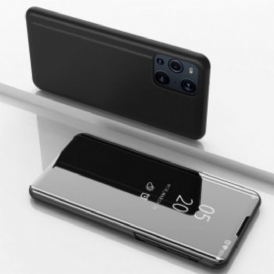 Custodia Oppo Find X3 Pro Specchio Ed Ecopelle
