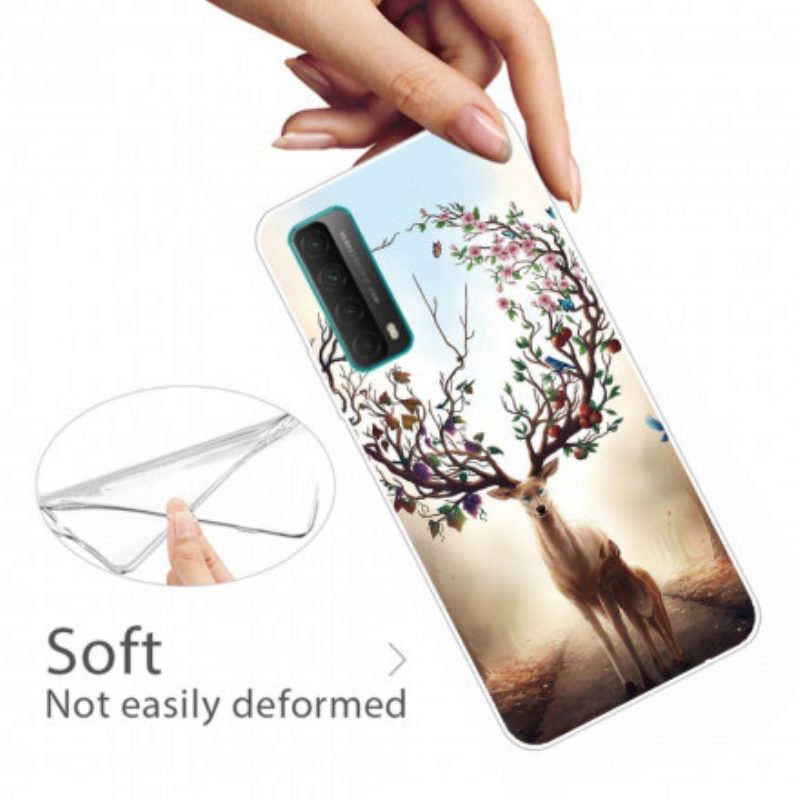 Cover Huawei P Smart 2021 Cervo Flessibile