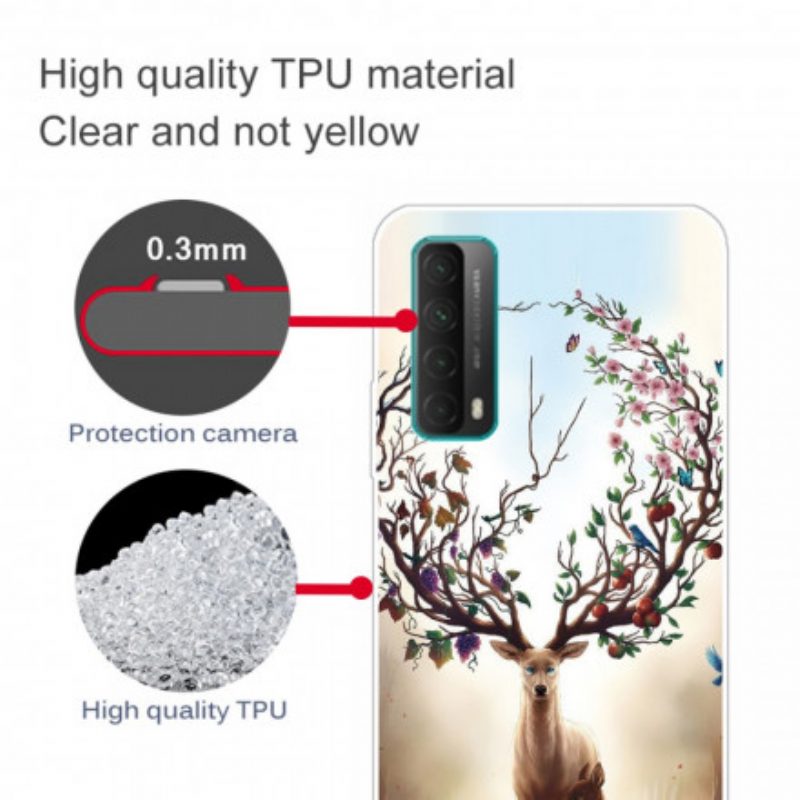 Cover Huawei P Smart 2021 Cervo Flessibile