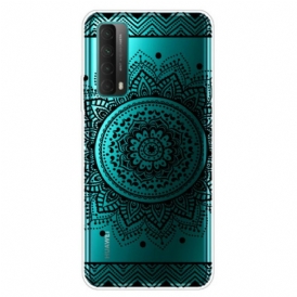 Cover Huawei P Smart 2021 Mandala Di Fiori Senza Soluzione Di Continuità
